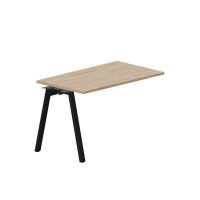 Arena ARNPM127 OWNR (Светлый дуб/Черный) Стол приставной, меламиновый аутлет