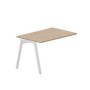 Arena ARNPM128 OWBL (Светлый дуб/Белый) Стол приставной, меламиновый аутлет