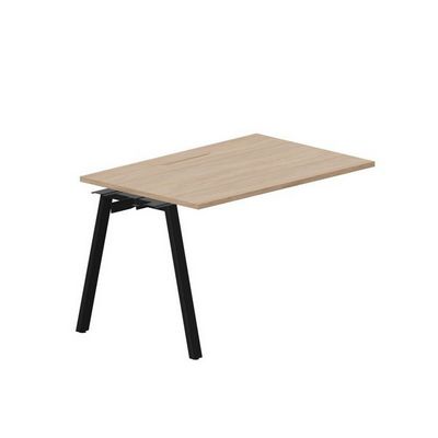 Arena ARNPM128 OWNR (Светлый дуб/Черный) Стол приставной, меламиновый аутлет