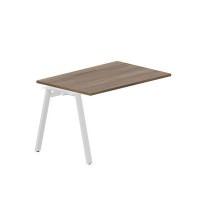 Arena ARNPM128 WNBL (Орех/Белый) Стол приставной, меламиновый аутлет