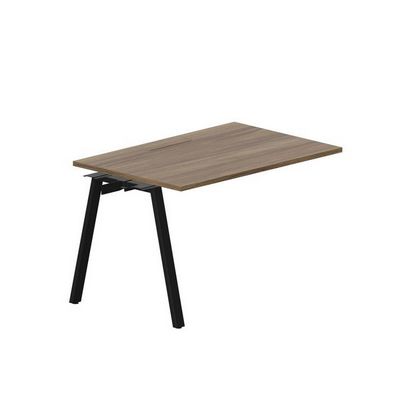 Arena ARNPM128 WNNR (Орех/Черный) Стол приставной, меламиновый аутлет