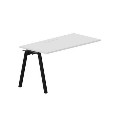 Arena ARNPM147 BLNR (Белый/Черный) Стол приставной, меламиновый аутлет