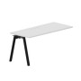 Arena ARNPM167 BLNR (Белый/Черный) Стол приставной, меламиновый аутлет