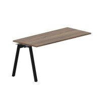 Arena ARNPM167 WNNR (Орех/Черный) Стол приставной, меламиновый аутлет