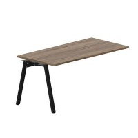 Arena ARNPM168 WNNR (Орех/Черный) Стол приставной, меламиновый аутлет