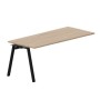 Arena ARNPM188 OWNR (Светлый дуб/Черный) Стол приставной, меламиновый аутлет
