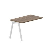 Arena ARNPS127 WNBL (Орех/Белый) Стол приставной