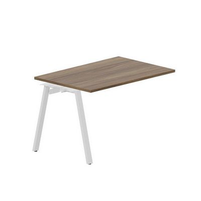 Arena ARNPS128 WNBL (Орех/Белый) Стол приставной