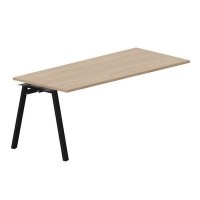 Arena ARNPS188 OWNR (Светлый дуб/Черный) Стол приставной