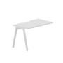Arena ARNPV127 BLBL (Белый/Белый) Стол приставной с эргономичным вырезом