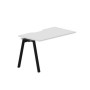 Arena ARNPV127 BLNR (Белый/Черный) Стол приставной с эргономичным вырезом