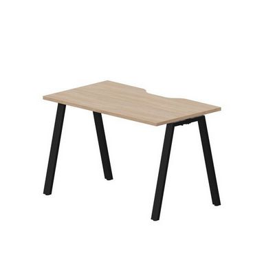 Arena ARNV127 OWNR (Светлый дуб/Черный) Стол с эргономичным вырезом