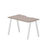 Arena ARNV127 TRBL (Тортора/Белый) Стол с эргономичным вырезом