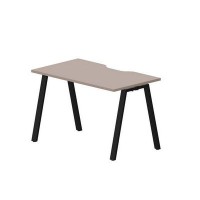Arena ARNV127 TRNR (Тортора/Черный) Стол с эргономичным вырезом