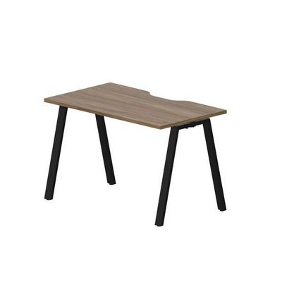 Arena ARNV127 WNNR (Орех/Черный) Стол с эргономичным вырезом