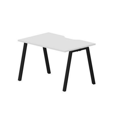 Arena ARNV128 BLNR (Белый/Черный) Стол с эргономичным вырезом