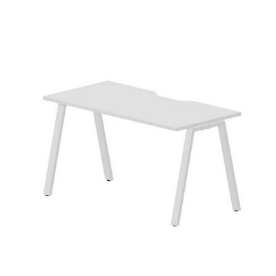 Arena ARNV147 BLBL (Белый/Белый) Стол с эргономичным вырезом
