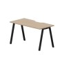 Arena ARNV147 OWNR (Светлый дуб/Черный) Стол с эргономичным вырезом