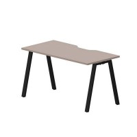 Arena ARNV147 TRNR (Тортора/Черный) Стол с эргономичным вырезом