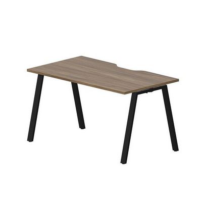 Arena ARNV148 WNNR (Орех/Черный) Стол с эргономичным вырезом