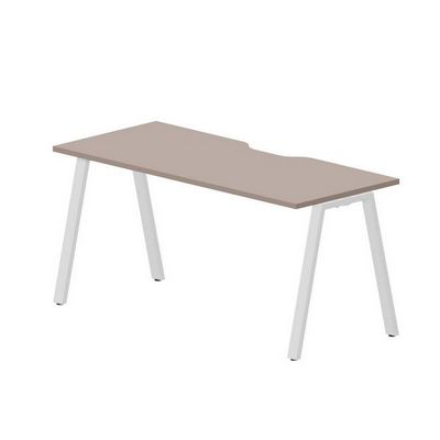 Arena ARNV167 TRBL (Тортора/Белый) Стол с эргономичным вырезом