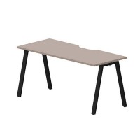 Arena ARNV167 TRNR (Тортора/Черный) Стол с эргономичным вырезом