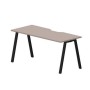 Arena ARNV167 TRNR (Тортора/Черный) Стол с эргономичным вырезом