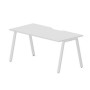 Arena ARNV168 BLBL (Белый/Белый) Стол с эргономичным вырезом