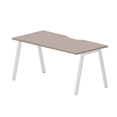 Arena ARNV168 TRBL (Тортора/Белый) Стол с эргономичным вырезом