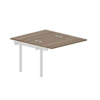 Arena UNN2TPG127 WNBL (Орех/Белый) Приставной стол на 2 рабочих места, 4 громмета