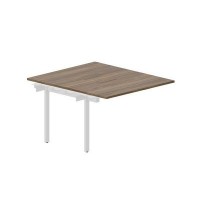 Arena UNN2TPM127 WNBL (Орех/Белый) Приставной стол на 2 рабочих места, меламиновые аутлеты