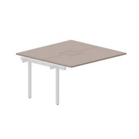 Arena UNN2TPM147 TRBL (Тортора/Белый) Приставной стол на 2 рабочих места, меламиновые аутлеты