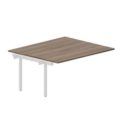 Arena UNN2TPM167 WNBL (Орех/Белый) Приставной стол на 2 рабочих места, меламиновые аутлеты