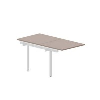Arena UNN2TPS088 TRBL (Тортора/Белый) Приставной стол на 2 рабочих места