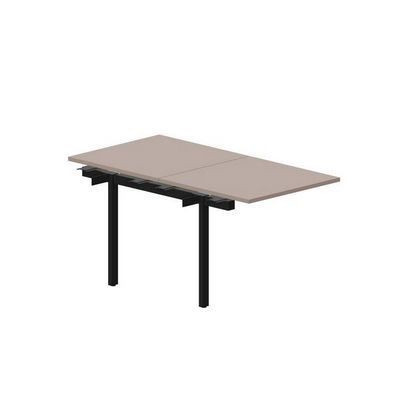 Arena UNN2TPS088 TRNR (Тортора/Черный) Приставной стол на 2 рабочих места