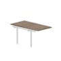 Арена UNN2TPS088 WDBL (Орех браун/Белый) Приставной стол на 2 рабочих места