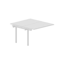 Arena UNN2TPS127 BLBL (Белый/Белый) Приставной стол на 2 рабочих места