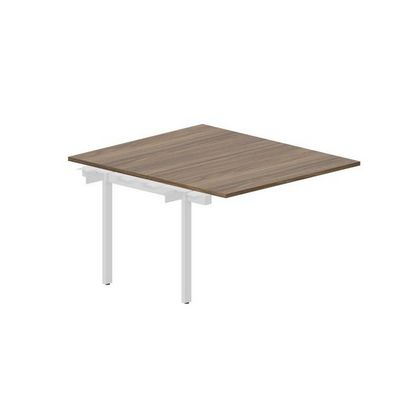 Arena UNN2TPS127 WNBL (Орех/Белый) Приставной стол на 2 рабочих места