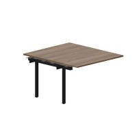 Arena UNN2TPS127 WNNR (Орех/Черный) Приставной стол на 2 рабочих места