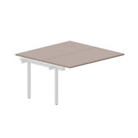 Arena UNN2TPS147 TRBL (Тортора/Белый) Приставной стол на 2 рабочих места