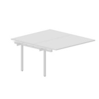 Arena UNN2TPS148 BLBL (Белый/Белый) Приставной стол на 2 рабочих места