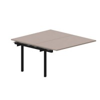 Arena UNN2TPS148 TRNR (Тортора/Черный) Приставной стол на 2 рабочих места