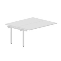 Arena UNN2TPS167 BLBL (Белый/Белый) Приставной стол на 2 рабочих места