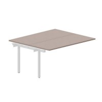 Arena UNN2TPS167 TRBL (Тортора/Белый) Приставной стол на 2 рабочих места