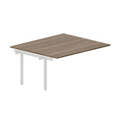 Arena UNN2TPS167 WNBL (Орех/Белый) Приставной стол на 2 рабочих места