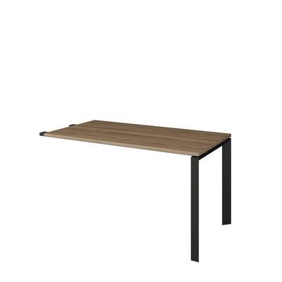 Аргентум НТМПБ-П-709 (Дуб сафари/Антрацит) Брифинг-приставка, на П-опорах, на металлокаркасе