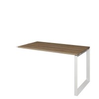 Аргентум НТМПБ-О-709 (Дуб сафари/Белый) Брифинг-приставка, на О-опорах, на металлокаркасе