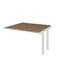 Аргентум НТМП.ПО-120.11Э (Дуб сафари/Белый) Модуль переговорный, на П-опорах, на металлокаркасе