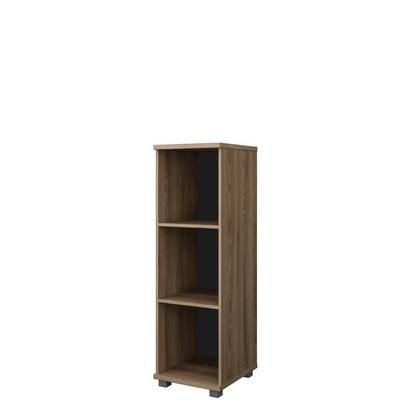 Аргентум НТ-440 (Дуб сафари) Стеллаж средний, узкий