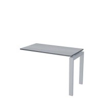 Аргентум НТМПБ-П-709 (Лиственница/Белый) Брифинг-приставка, на П-опорах, на металлокаркасе